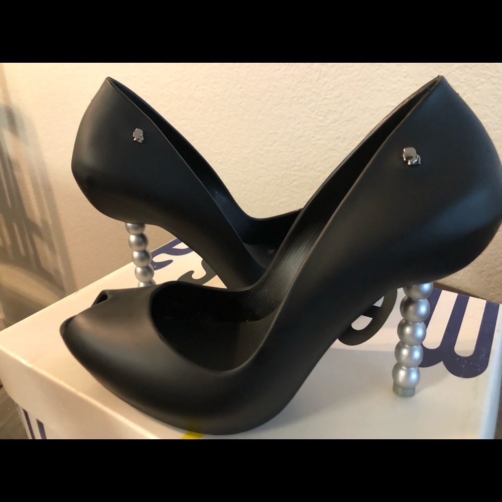 Mellisa + Karl Lagerfeld Pearl Pumps